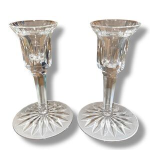 Waterford candlestick holders